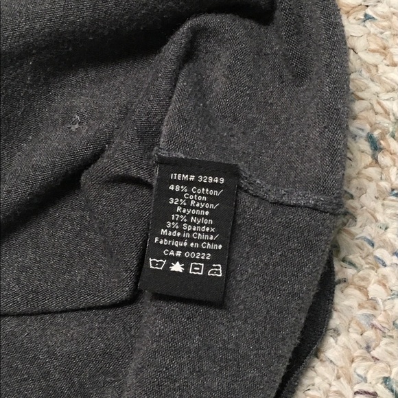 Grey Cardigan Sweater, Size M - Picture 4 of 4